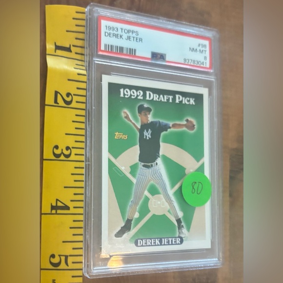 Tops Derek Jeter 1993 Graded Card - Picture 3 of 6